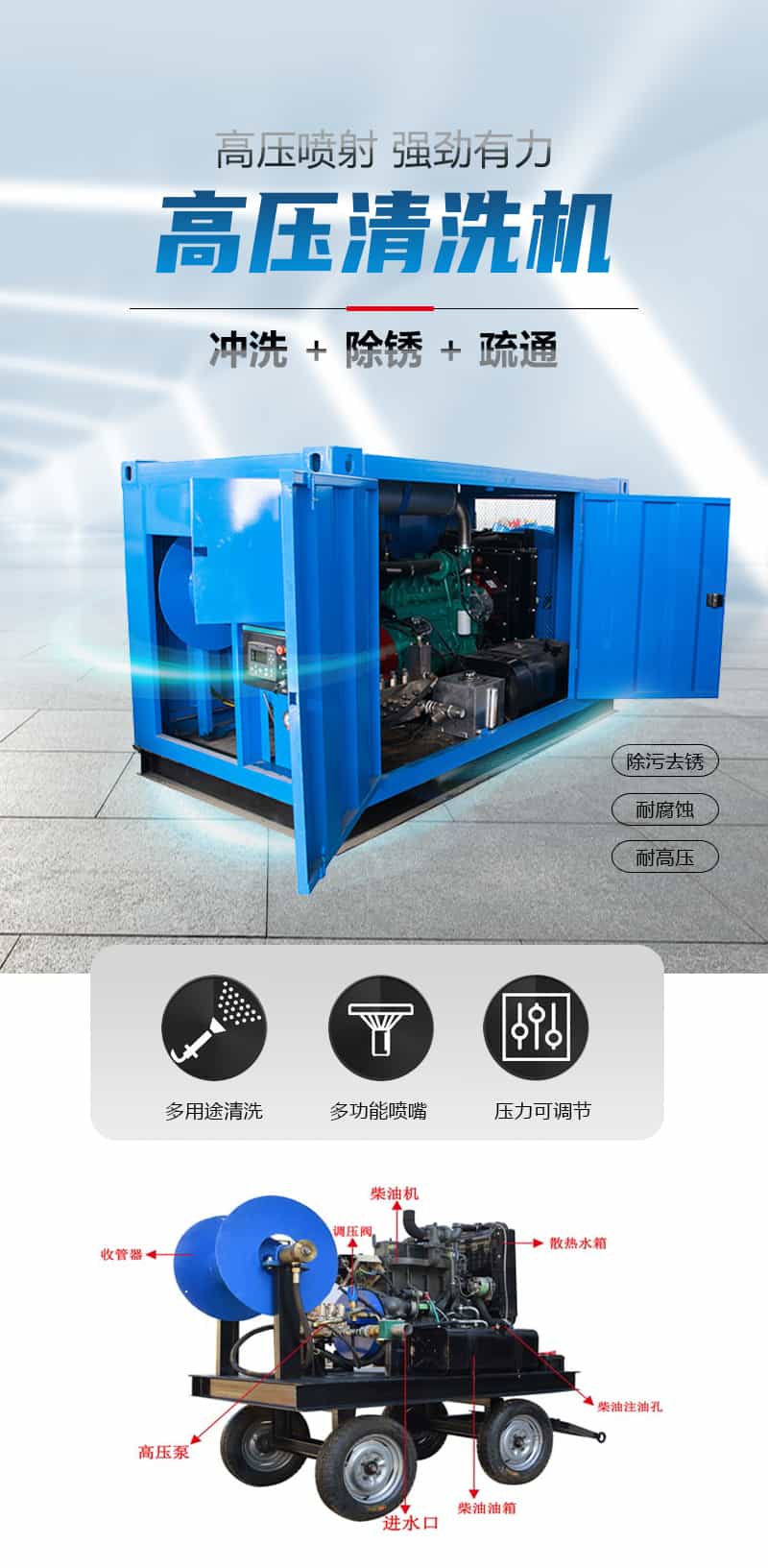 防爆高壓熱水清洗機